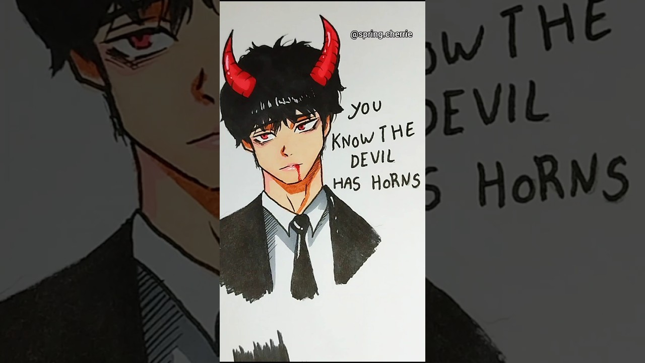 Devil in Disguise- lyrics Art❤️‍🔥
