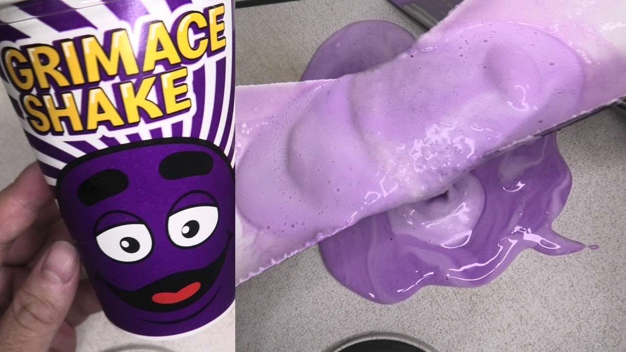 I tried the McDonald's GRIMACE SHAKE. #McDonalds #Shake - YouTube
