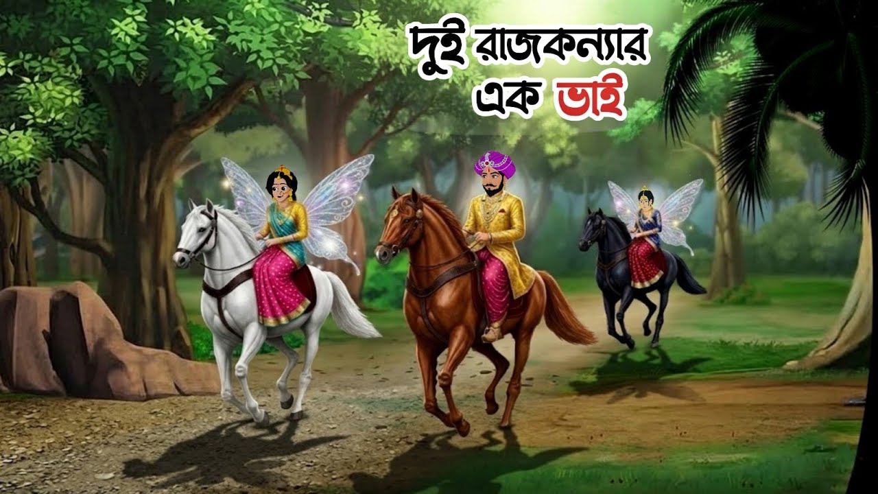 দুই রাজকন্যার এক ভাই (পর্ব-১) || Bengali Fairy Tales Cartoon || Rupkothar Golpo || Thakumar Jhuli 