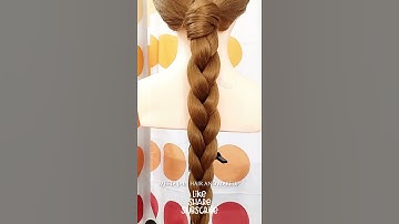 How to Braid : Three Strand Braid | Step by Step | Hairstyle for Beginner #Braid #Tutorial #Shorts