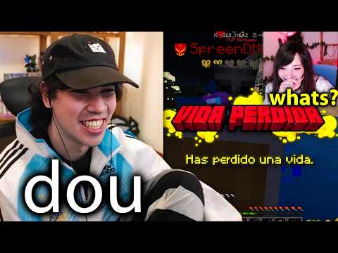 SPREEN watches the DEATHS in EXTREME MINECRAFT DAY 8 😹🔥