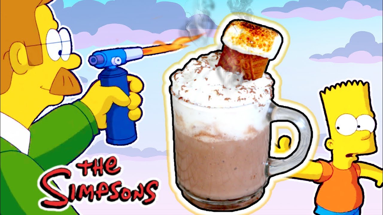 Le chocolat chaud de Ned Flanders dans les Simpson - Flanders hot chocolate (with subs)
