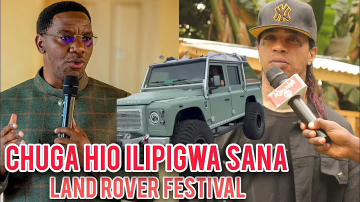 BAADA YA RC MAKONDA KUVUNJA REKODI YA GUINES,CHUGA HIO YA FIDO VATO NI MOTO LAND ROVER FESTIVAL