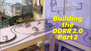 Building the DDRR 2.0 Model Railroad Part 2: Benchwork, Foam, and a little track work.