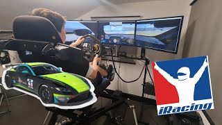 Testing iRacing for the first time on a motion simulator