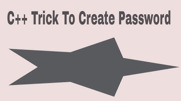 c++ trick to create password