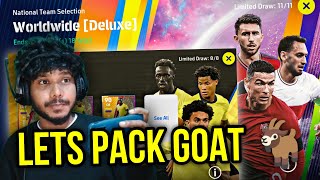 FINALLY GOAT IN THE HOUSE ?? LETS PACK HIM ? EFOOTBALL LIVE RANKPUSH efootball