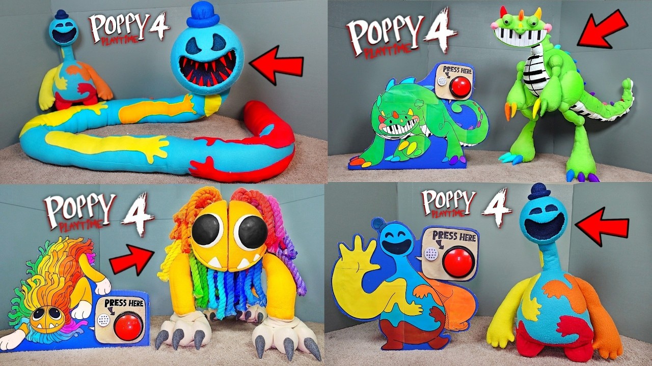 All Poppy Playtime 5 - MONSTER DOEY, YARNABY - Boss Fight - FULL Gameplay (Nightmare Critters)