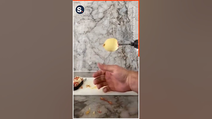 DIY Enthusiast Shares Apple Peeling Hack Using Power Drill