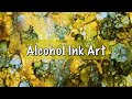 【初心者向け】100均の商品でアルコールインクアート気泡の描き方解説、材料紹介　Alcohol Ink Art Tutorial 【ダイソー】