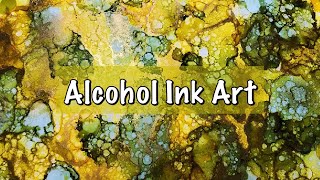 【初心者向け】100均の商品でアルコールインクアート気泡の描き方解説、材料紹介　Alcohol Ink Art Tutorial 【ダイソー】