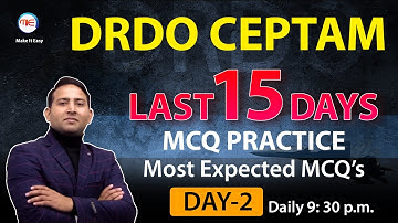 DRDO CBT 2 Mechanical MCQ Practice | Day- 2 |Free MCQ Practice for Mechanical DRDO CBT 2 | Rahul Sir
