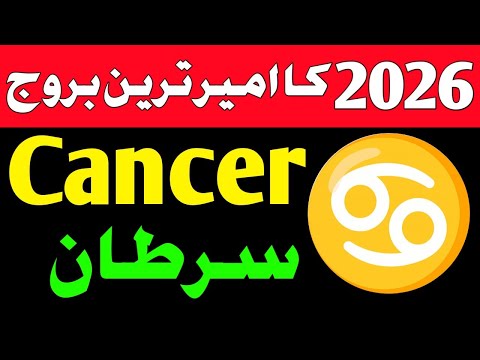 Cancer Yearly Horoscope 2026 l Syed Tanveer l Cancer Horoscope 2026 l Horoscope 2026
