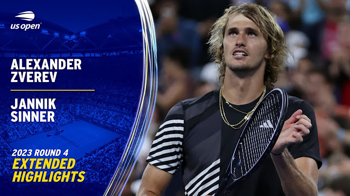 Alexander Zverev vs. Jannik Sinner Extended Highlights | 2023 US Open Round 4