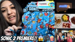 Sonic The Headgehog 2 Premiere 2022 First Time At The Movies Vlog