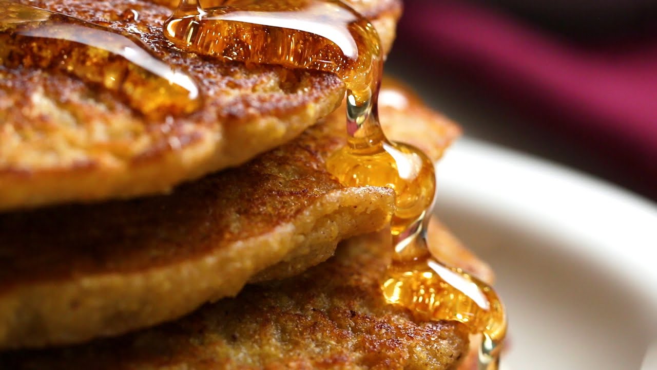 Banana Cornbread Pancakes