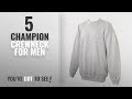 Top 10 Champion Crewneck [2018 ]: Champion Adult 50/50 Crewneck Sweatshirt, Ash - Size Medium