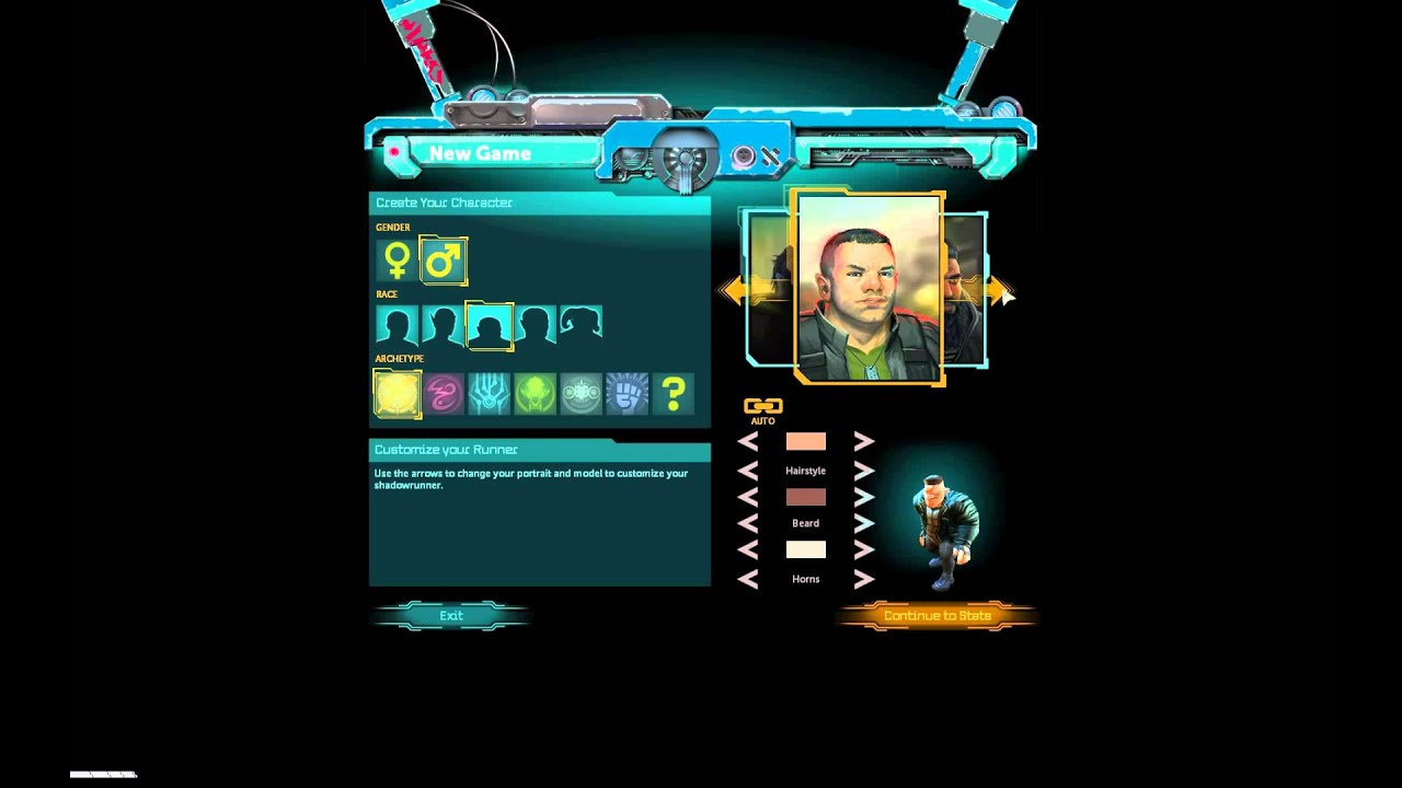 Shadowrun Returns Playthrough - Part 1: Character Creation