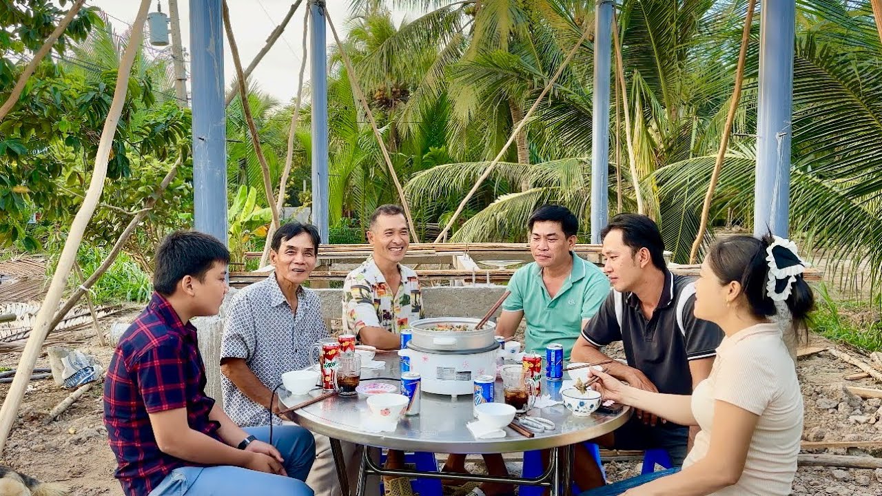 CÔNG ĐOẠN LÀM CHÒI TIẾP THEO ĐỖ CỘT ĐÃ HOÀNG THÀNH - CHÒI LÁ QUÊ # T 160