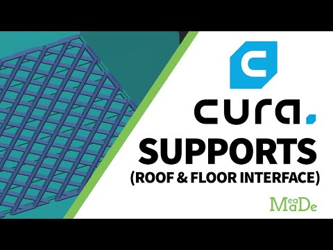 How to Create Easily Removable Supports in Cura: Roof & Floor Interface Settings