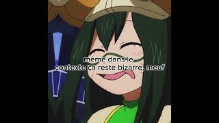 pov : moi quand ma pote c'est pire un râteau par son crush #tsuyu #drôle #mha #amour