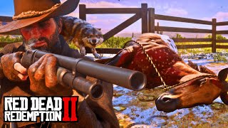 PERDIDO NO FAROESTE #24 - TRAGÉDIA NA FAZENDA - MODO SOBREVIVÊNCIA - Red Dead Redemption 2