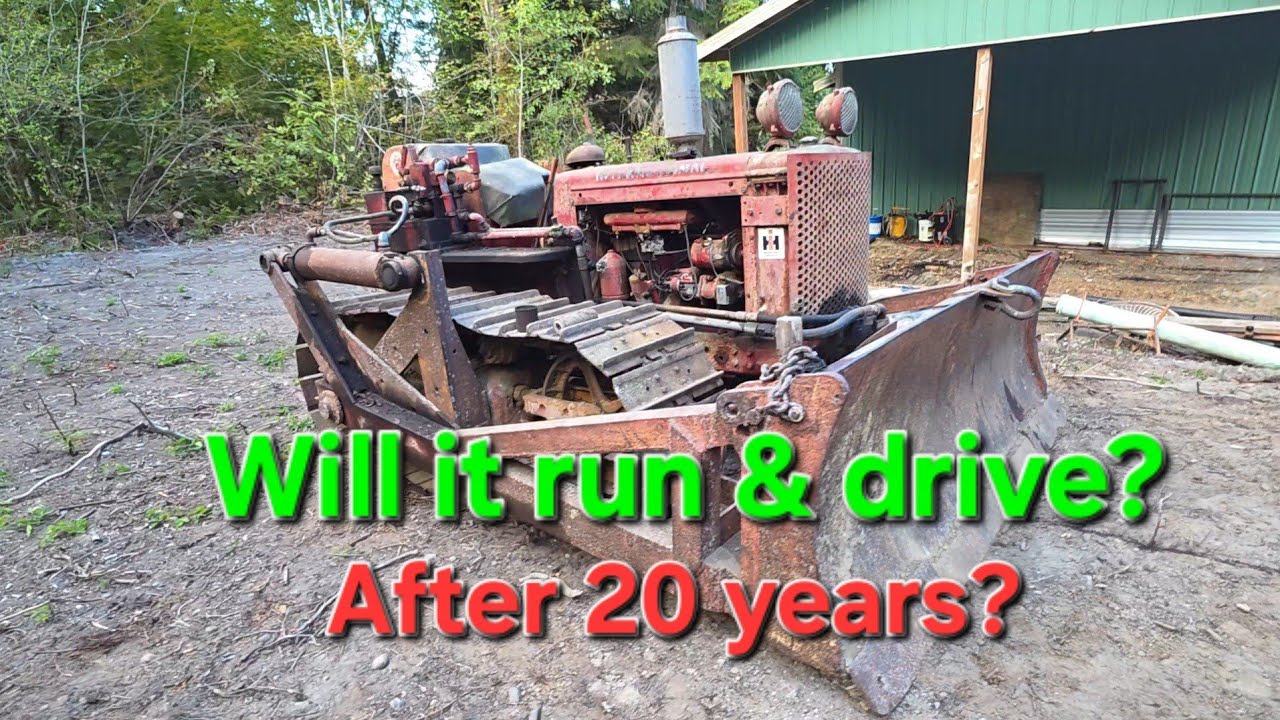 ⁣I try and start a gas/diesel engine on a 1951 International TD9!