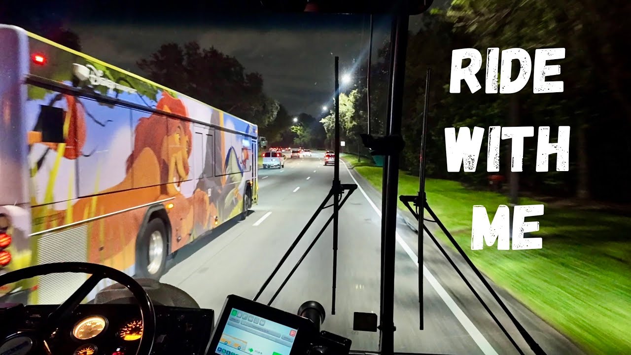 Ride With Me~ Walt Disney World Bus~ Contemporary Resort to Hollywood Studios