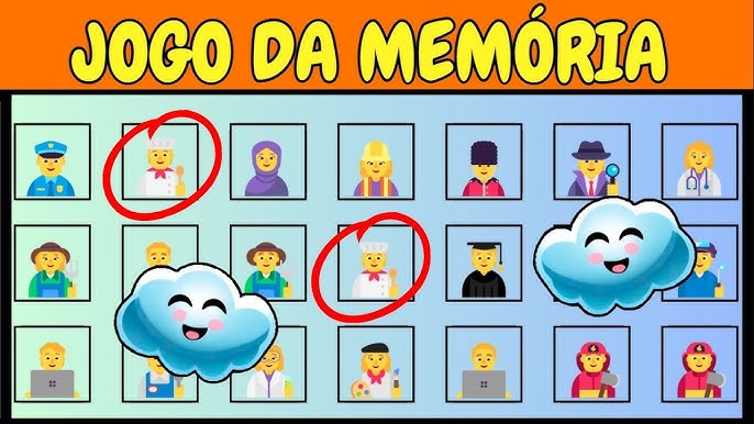 JOGO DA MEMÓRIA 🤓🧠 (02) - NUVEM KIDS ☁️ 