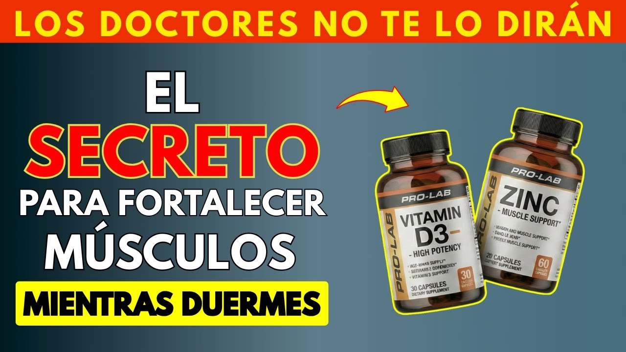 URGENTE para +50: 2 Vitaminas que REGENERAN tus MÚSCULOS por la Noche (¡La #2 es la Clave Secreta!)