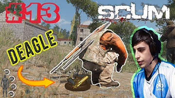 SHROUD POOPS A DEAGLE | PVP ACTION & FUNNY MOMENTS | SCUM HIGHLIGHTS #13
