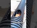 Unclogging a Dirty Drain Pipe #worker #process #drain cleaning #pressure washing #clogged pipe