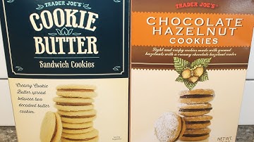 Trader Joe’s Cookie Butter Sandwich Cookies & Trader Joe’s Chocolate Hazelnut Cookies Review