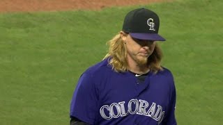 COL@SF: Gray fans Posey to end the 1st
