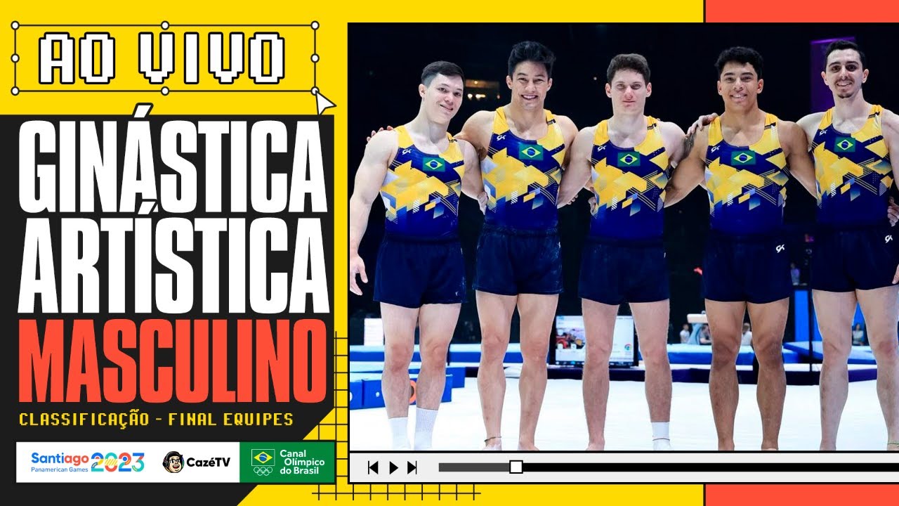 GINÁSTICA ARTÍSTICA – MASCULINO | FINAIS DE EQUIPES | PAN-AMERICANO 2023 NA CAZÉTV