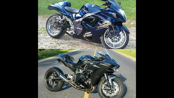 Kawasaki Ninja H2 vs Two Turbo Suzuki Hayabusa's