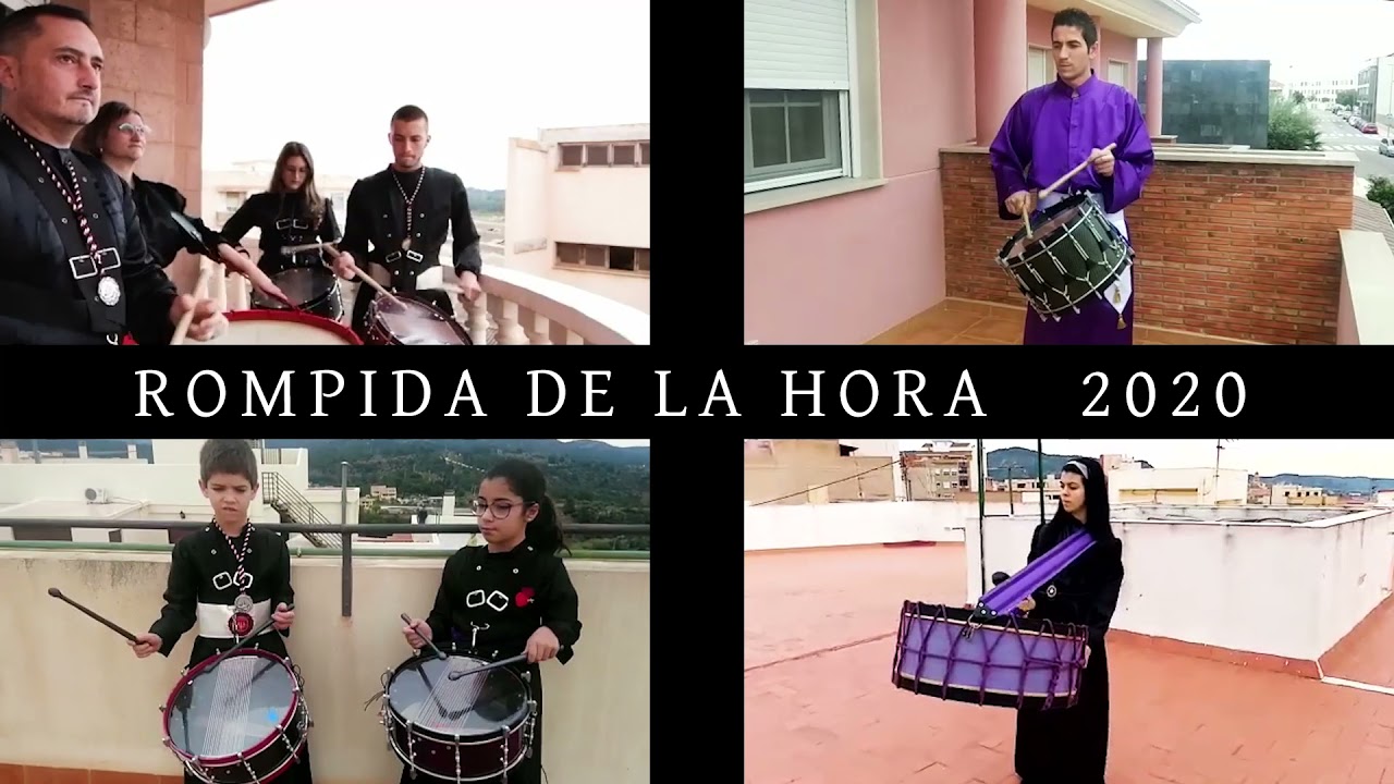 Rompida de la Hora l'Alcora 2020, desde el balcón (versión extendida)