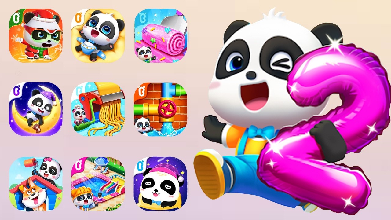 BABYBUS GAME : WHY CAN ROBOTS DELIVER FOOD, BABY PANDA IS SAFE AT HOME,......