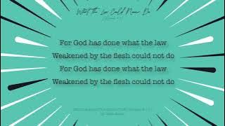 Download lagu Romans 8:3 Scripture Song | What the Law Could Never Do - Zach James (lyric video)