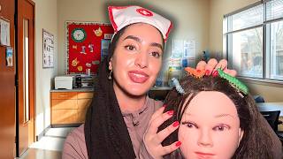 ASMR School Nurse Finds LICE In Your Hair 😳