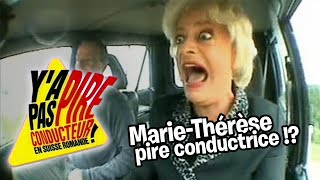 Marie-Thérèse Porchet dans « Y'a pas pire conducteur en Suisse romande ! » (TSR 1, 2004)