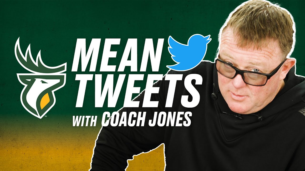 CFL Head Coach Chris Jones Reads Mean Tweets! | Edmonton Elks 2023