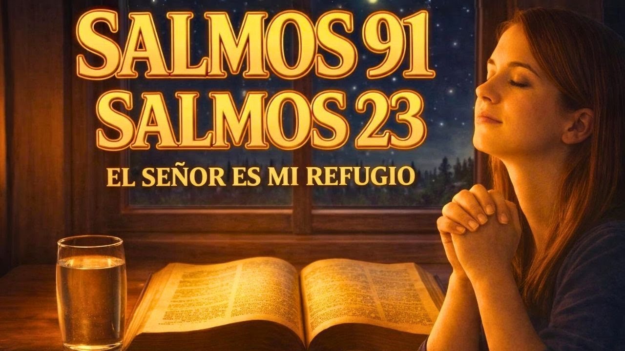 SALMOS 91, 23 y 46 | REFUGIO en el Señor: Oración para silenciar el MIEDO y la ansiedad.