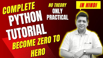 Why you should Learn Python || Complete Python Tutorial For Beginners in Hindi (With Notes) #1