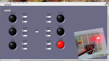 ระบบเปิด-ปิด ไฟจราจรโดยการตั้งเวลา Labview + Arduino