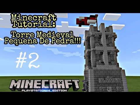 Minecraft: COMO CONSTRUIR UMA TORRE MEDIEVAL PEQUENA DE PEDRA - YouTube