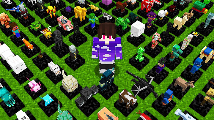 EU COLETEI O TROFÉU DE TODOS OS MOBS DO MINECRAFT - Minecraft Odisseia