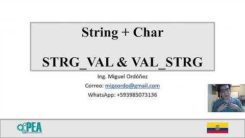 String + Char TIA Portal: STRG_VAL & VAL_STRG