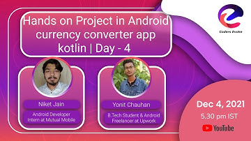 Hands on Project in Android | currency converter app kotlin | Day - 4