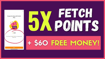 5x Your Reward Points with the Fetch Pay Debit Card (Plus $60 FREE Money!)